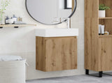 Bathroom Vanity Unit with Tap Artisan Oak 45.5 x 22.5 x 84 cm 889460