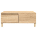 ZNTS Coffee Table Sonoma Oak 90x50x36.5 cm Engineered Wood 821111