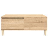 ZNTS Coffee Table Sonoma Oak 90x50x36.5 cm Engineered Wood 821111