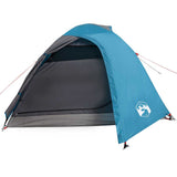 Camping Tent Dome 4-Person Blue Waterproof 94336