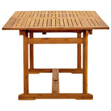 9 Piece Garden Dining Set Solid Wood Acacia and Textilene 3279307