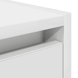 ZNTS Wall-mounted Bedside Cabinet White 38x34x40 cm 861247
