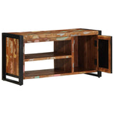 Shoe Bench Multicolour 100 x 40 x 50 cm Solid Reclaim wood 4013602