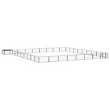 36-Panel Dog Playpen Black 100x50 cm Powder-coated Steel 3115983