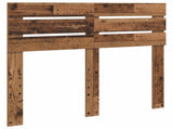 Bed Frame with Headboard Old Wood 135 x 190 cm Solid Pine Wood 3411429