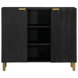 Sideboard Black 90x33x75 cm Engineered Wood 4017676