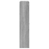 Shoe Cabinet Grey Sonoma 59x17x81 cm Engineered Wood 342540