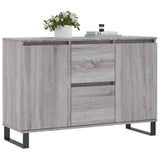 Sideboard Grey Sonoma 101.5x35x70 cm Engineered Wood 827218