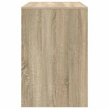 Desk with Shelf Sonoma Oak 102 x 50 x 75 cm Engineered Wood 869540