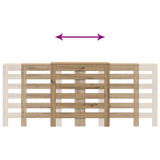 Radiator Cover Artisian Oak 205x21.5x83.5 cm Engineered Wood 852725