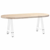 Coffee Table Legs A-Shaped 2 pcs White 50x cm Steel 4012833