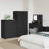 Storage Cabinets Black 80 x 48 x 105 cm Engineered Wood 3406226