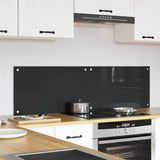 Kitchen Backsplash 2 pcs Dark Grey 70 x 40 cm Tempered Glass 3415458
