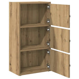 Bookcase Artisan Oak 40x24x77 cm Engineered Wood 860372