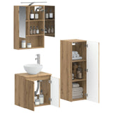 Bathroom Furniture Set 4 pcs Artisan Oak 3407422