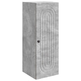 Wall-Mounted Cabinet Concrete Grey 33 x 34.5 x 90 cm 898078