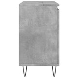 Bathroom Cabinet Concrete Grey 58x33x60 cm Engineered Wood 857216