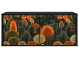 Wall-mounted TV Cabinet ZAANDAM 69 x 33 x 40 cm Black Oak 8007132