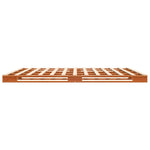 ZNTS Pallet Bed without Mattress Wax Brown 180x200 cm Super King Solid Wood Pine 844458