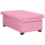 Sofa Bed Pink 194 x 50 x 82 cm Plywood 42008592