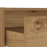 TV Cabinet with LED Lights Artisan Oak 75x35.5x25 cm 860237