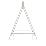 Swing Frame Antique White 113 x 121.5 x 168 cm Steel 42038701