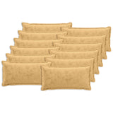 Cushion Cover 12 pcs HOUTEN Taupe 40 x 80 cm Flannel 918432