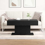 Coffee Table Black Oak 96 x 50 x 45 cm Engineered Wood 862624