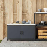 Kitchen Storage HATTEM Anthracite 90 x 50 x 53 cm Steel 874998