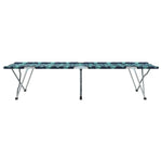 Folding Camping Bed Leaf pattern 62 x 194 x 42 cm Oxford fabric 42003121