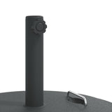 Parasol Base with Handles for 38 / 48 mm Poles 25 kg Round 4007986