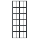 Sliding Door with Hardware Set ESG Glass&Aluminium 76x205 cm 3081962