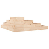 Garden Planter 4-Tier 106x104.5x36 cm Solid Wood Pine 825324
