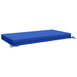 Seat Cushion SOEST 100% Polyester Royal Blue 120 x 80 x 10 cm 946805