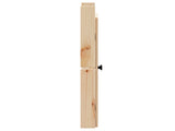 Kitchen Door MEPPEL 2 pcs Cream 50 x 9 x 82 cm Solid Pine wood 868170