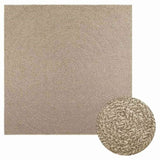 Rug ZIZUR Beige 200x200 cm Jute Look Indoor and Outdoor 4010410