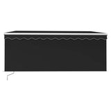 Manual Retractable Awning with Blind 3x2.5m Anthracite 3069259