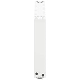 Coffee Table Legs U-Shaped 2 pcs White 60x cm Steel 4013141