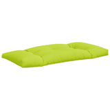 Pallet Cushions 2 pcs Bright Green Fabric 360933