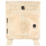 Bedside Cabinet 40x30x50 cm Solid Mango Wood 282867