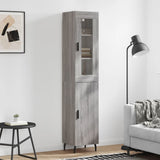 Highboard Grey Sonoma 34.5x34x180 cm Engineered Wood 3199191