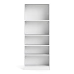 Basic Tall Wide Bookcase in White 7187177749