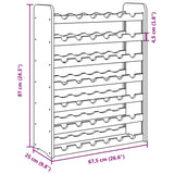 Wine Rack 67.5x25x87 cm Solid Wood Pine 4007559