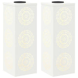 Solar LED Pathway Light 2 pcs Warm White 18 x 18 x 50 cm 879780