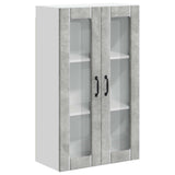 Wall Glass Cabinet LUCCA Concrete Grey 60 x 31 x 100 cm 885178