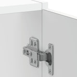 Sink Base Cabinet "Kalmar" High Gloss White 60x46x81,5 cm Engineered Wood 853439