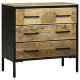 Sideboard with Drawer 70 x 35 x 70 cm Solid Mango wood 374100