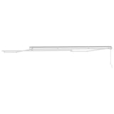 Awning Frame Manual White 500 x 350 cm Aluminium 313197