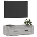 Hanging TV Cabinet Grey Sonoma 80x36x25 cm Engineered Wood 816838