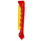 Foldable Slide for Kids Indoor Outdoor Red and Yellow 92578